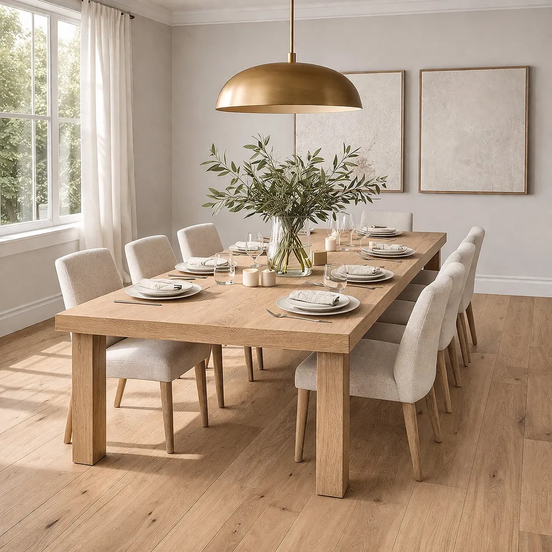 Solidfloor Glaciers Unfinished Look Oak 9/16-in T x 7-1/2-in W Wirebrushed Engineered Hardwood Flooring ( 31.08-sq ft / Carton ), photo 2 of 3