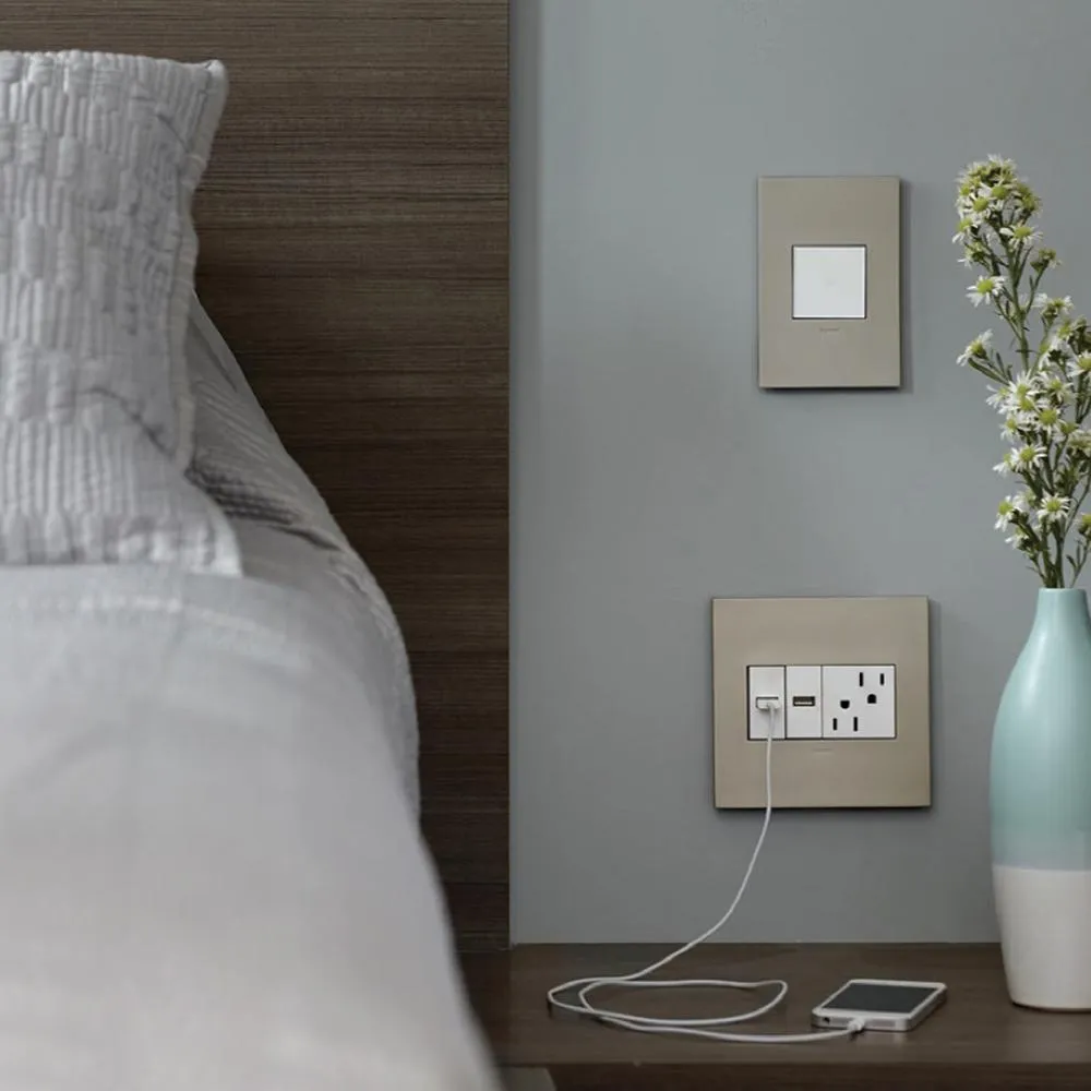adorne sofTap 15 Amp Single-Pole/3-Way Switch, White, photo 2 of 10