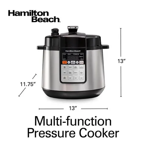 Multi-Function 6 Qt. Stainless Steel Electric Pressure Cooker