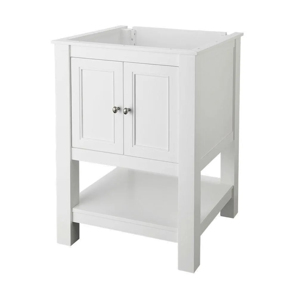 Gazette 48 in. W Bath Vanity Cabinet Only in White, photo 3 of 7