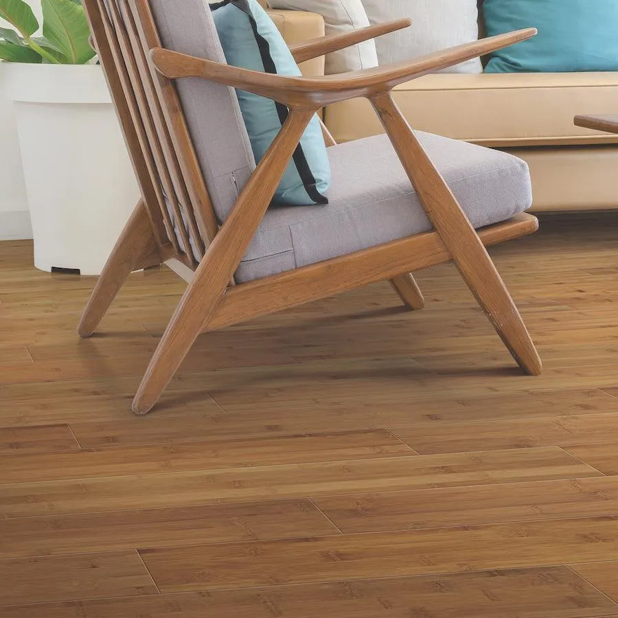 Natural Floors by USFloors 3.78-in Spice Bamboo Smooth/Traditional Solid Hardwood Flooring (23.8-sq ft), photo 2 of 3