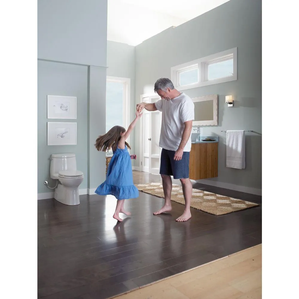 TOTO Carlyle II 1-Piece 1.28 GPF Single Flush Elongated Skirted Toilet with CeFiONtect in Sedona Beige, photo 14 of 15