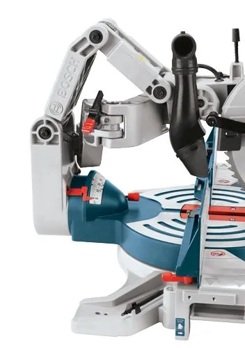 Bosch 15 Amp 12 in. Corded Dual-Bevel Sliding Glide Miter Saw with 60 Tooth Saw Blade and Bonus 32-1/2 in. Portable Stand, photo 5 of 7