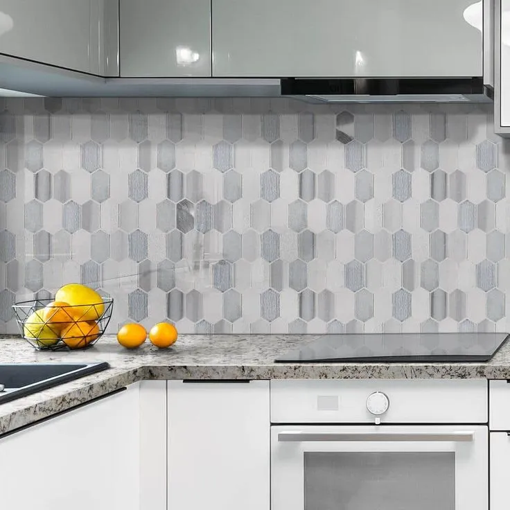 MSI Harlow Picket 11.5 in. x 12.4 in. x 8 mm Textured Multi-Surface Mesh-Mounted Mosaic Tile (9.90 sq. ft. / case), photo 7 of 8