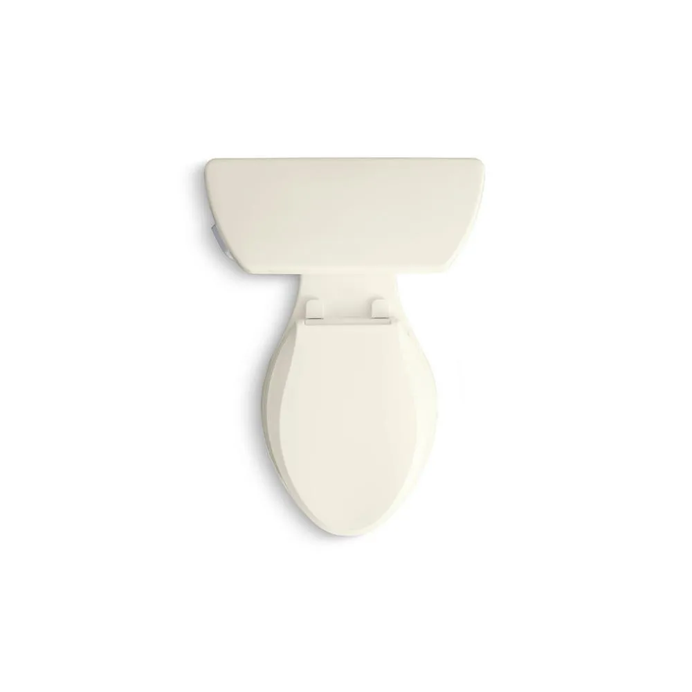 Highline Classic Comfort Height 10 in. Rough-In 2-Piece 1.28 GPF Single Flush Elongated Toilet in Biscuit, photo 2 of 10