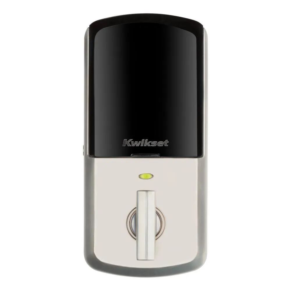 Kwikset HALO Satin Nickel Keypad Wi-Fi Electronic Single-Cylinder Smart Lock Deadbolt featuring SmartKey Security, photo 5 of 8