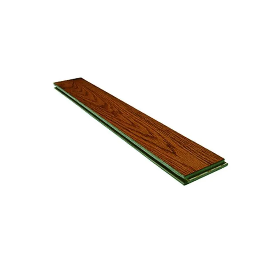 Bruce America's Best Choice Prefinished Gunstock Oak Smooth/Traditional 3/4-in Solid Hardwood Flooring Sample, photo 2 of 3