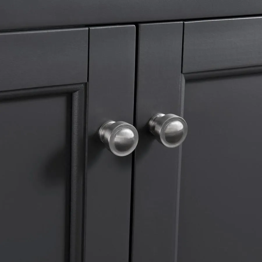 allen + roth Roveland 48-in Dark Gray Single Sink Bathroom Vanity with Dark Gray Engineered Stone Top, photo 4 of 11