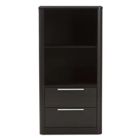 Carlingford Espresso 2-Shelf Modular Bookcase