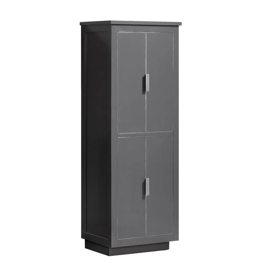 Avanity Allie/Austen 24-in W x 65-in H x 16-in D White Birch Freestanding Corner Linen Cabinet, photo 4 of 12