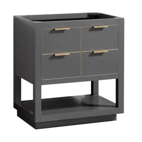 Allie 30" Twilight Gray Vanity Cabinet