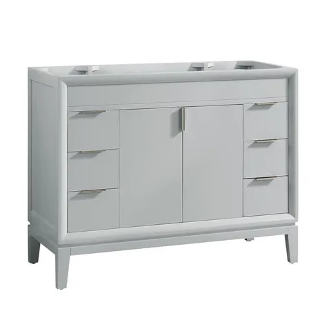 Emma 42-in Single-Sink Vanity Cabinet, Dove Gray