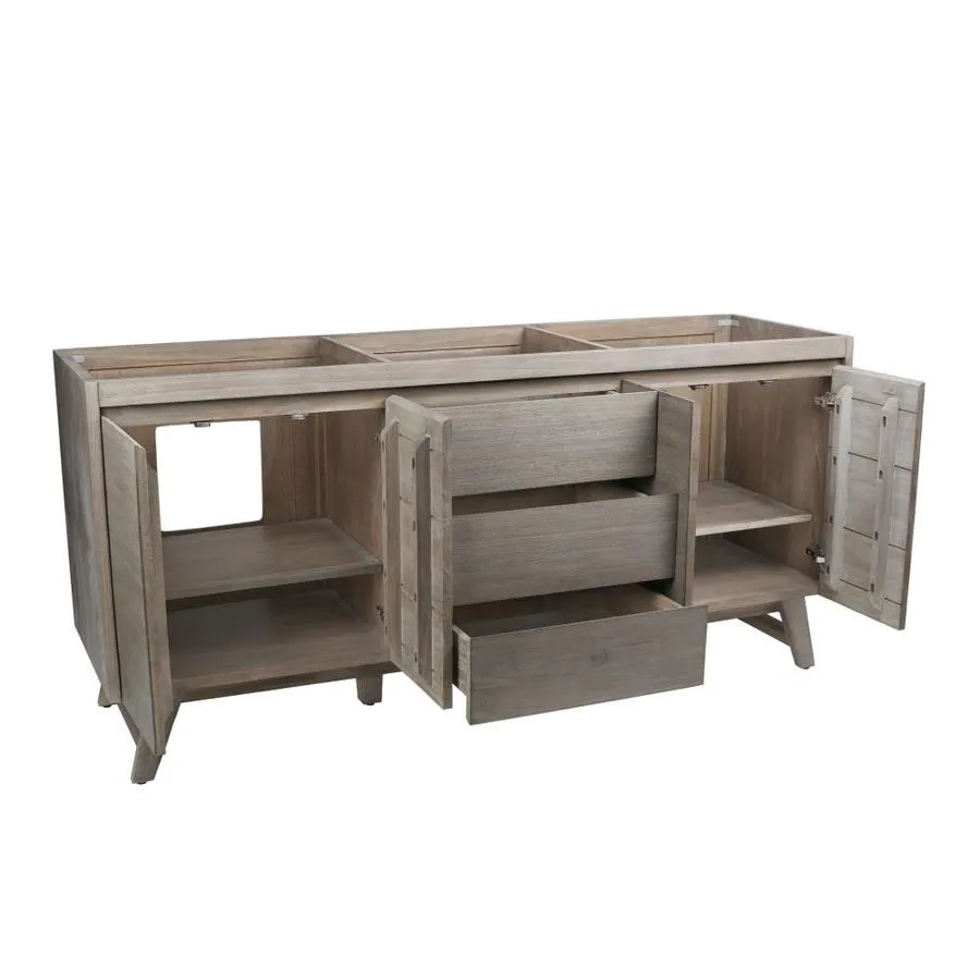 Avanity Coventry 72-in Gray Teak Bathroom Vanity Cabinet, photo 2 of 13