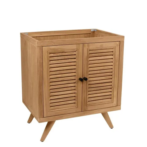 Harper 30-in Natural Teak Bathroom Vanity Cabinet