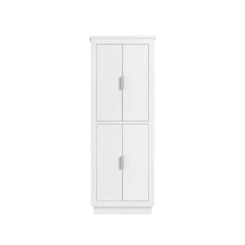 Avanity Allie/Austen 24-in W x 65-in H x 16-in D White Birch Freestanding Corner Linen Cabinet, photo 3 of 12