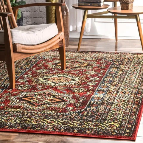 9 x 12 Red Indoor/Outdoor Area Rug