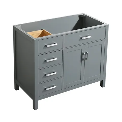 Hampton 42-in Gray Bathroom Vanity Cabinet