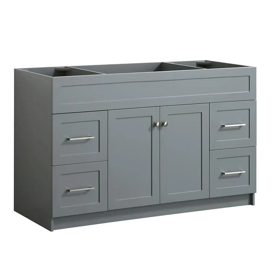 ARIEL Hamlet 54-in Black Bathroom Vanity Cabinet, photo 6 of 9
