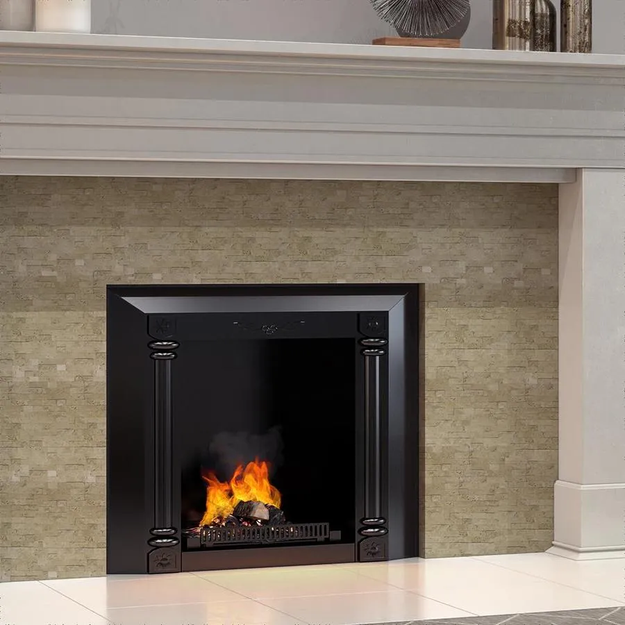 Peel&Stick Mosaics Peel and Stick Stacked Travertine 12-in x 12-in Multi-Finish Natural Stone Travertine Linear Mosaic Peel & Stick Tile, photo 6 of 8
