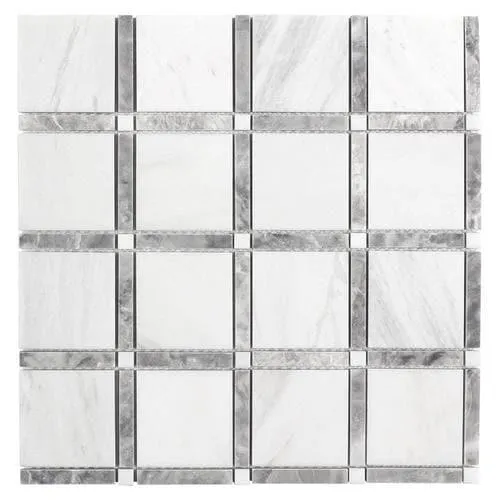 Elida Ceramica White 12-in x 12-in Honed Natural Stone Marble Uniform Squares Floor and Wall Tile, photo 5 of 11
