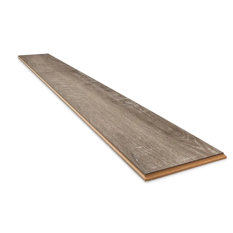 allen + roth Park Lodge Oak 6.14-in W x 47.63-in L Embossed Wood Plank Laminate Flooring, photo 5 of 9