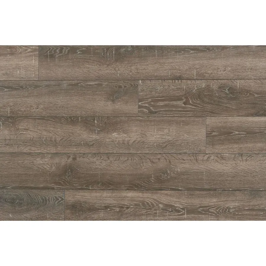 allen + roth Park Lodge Oak 6.14-in W x 47.63-in L Embossed Wood Plank Laminate Flooring, photo 7 of 9