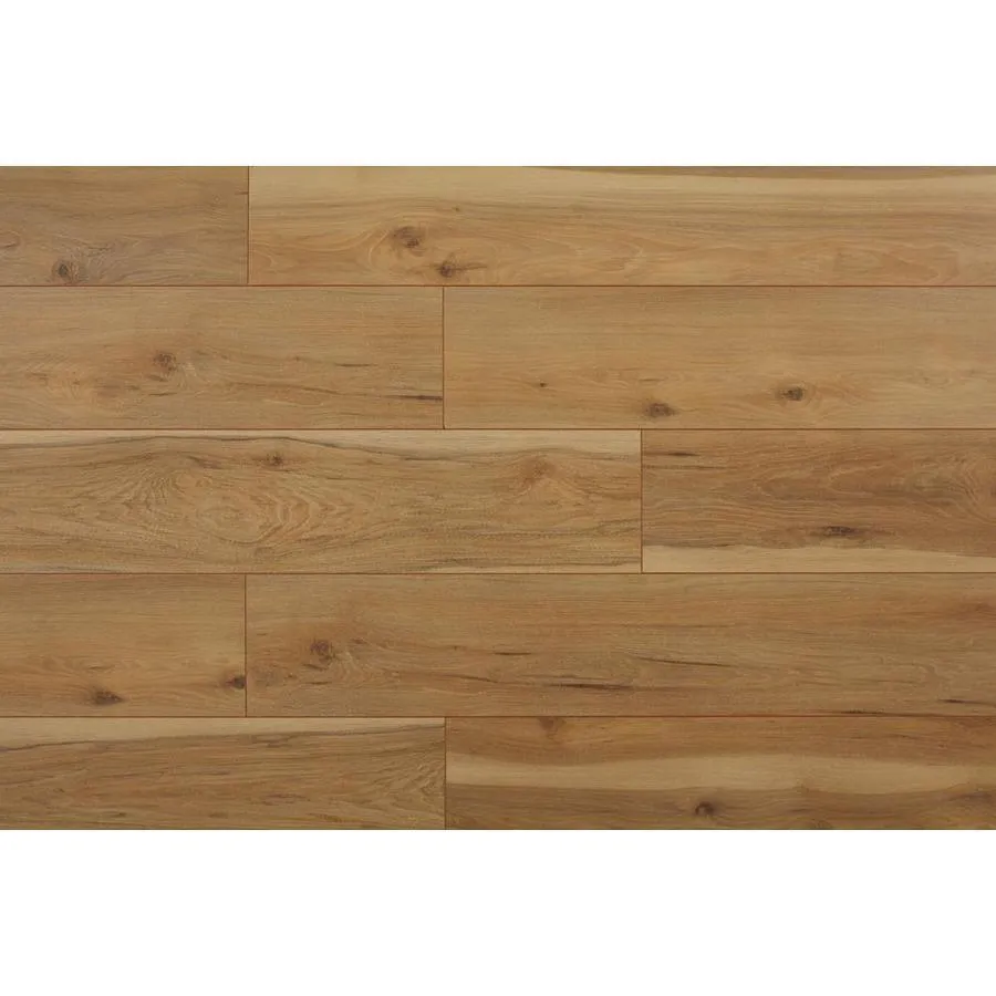 Style Selections Lawrenceville Hickory 8.03-in W x 47.63-in L Smooth Wood Plank Laminate Flooring, photo 4 of 6