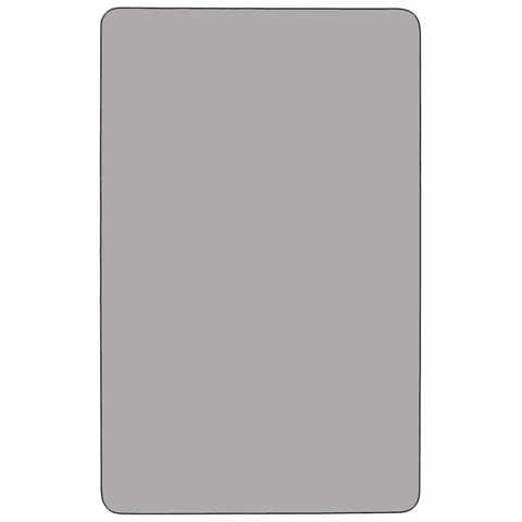 Gray Rectangular Kid's Play Table