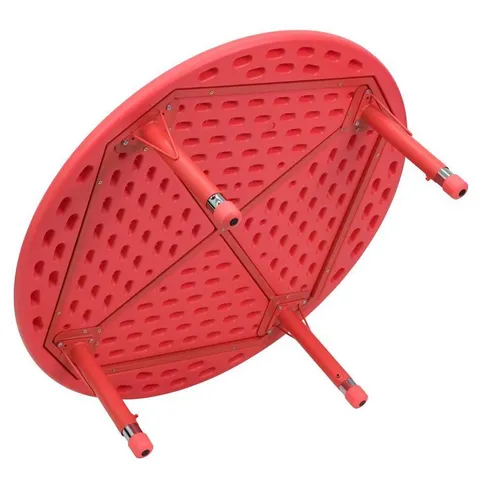 Red Round Kid's Play Table