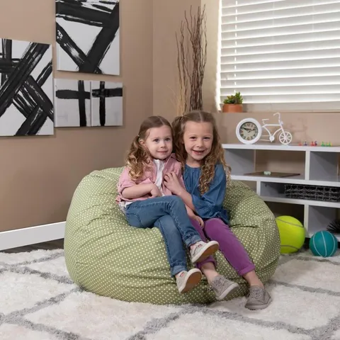 19-in Green Upholstered Kids Accent Chair