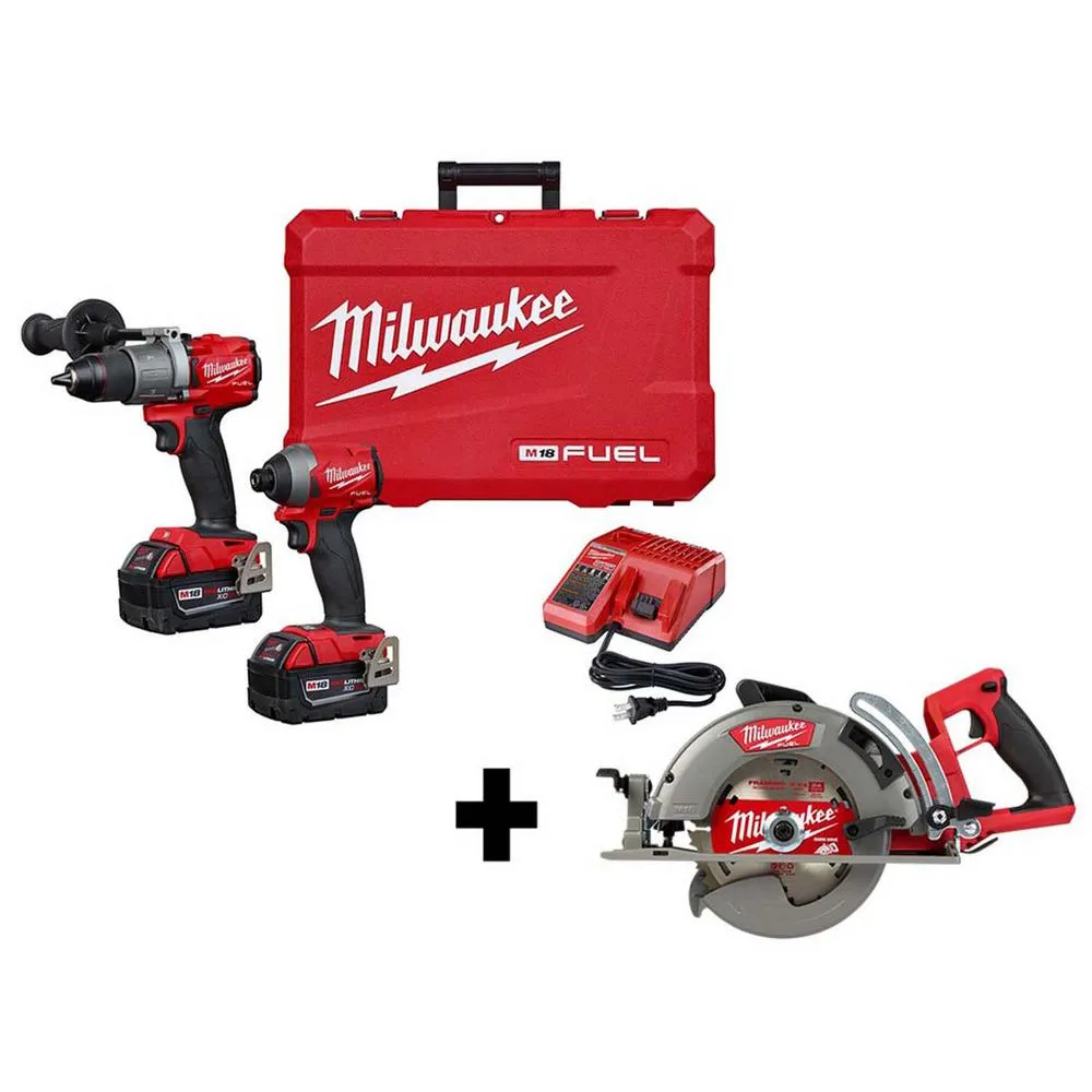 M18 FUEL 18-Volt Lithium-Ion Brushless Cordless Hammer Drill and Impact Driver Combo Kit (2-Tool) with Two 5Ah Batteries, photo 26 of 34