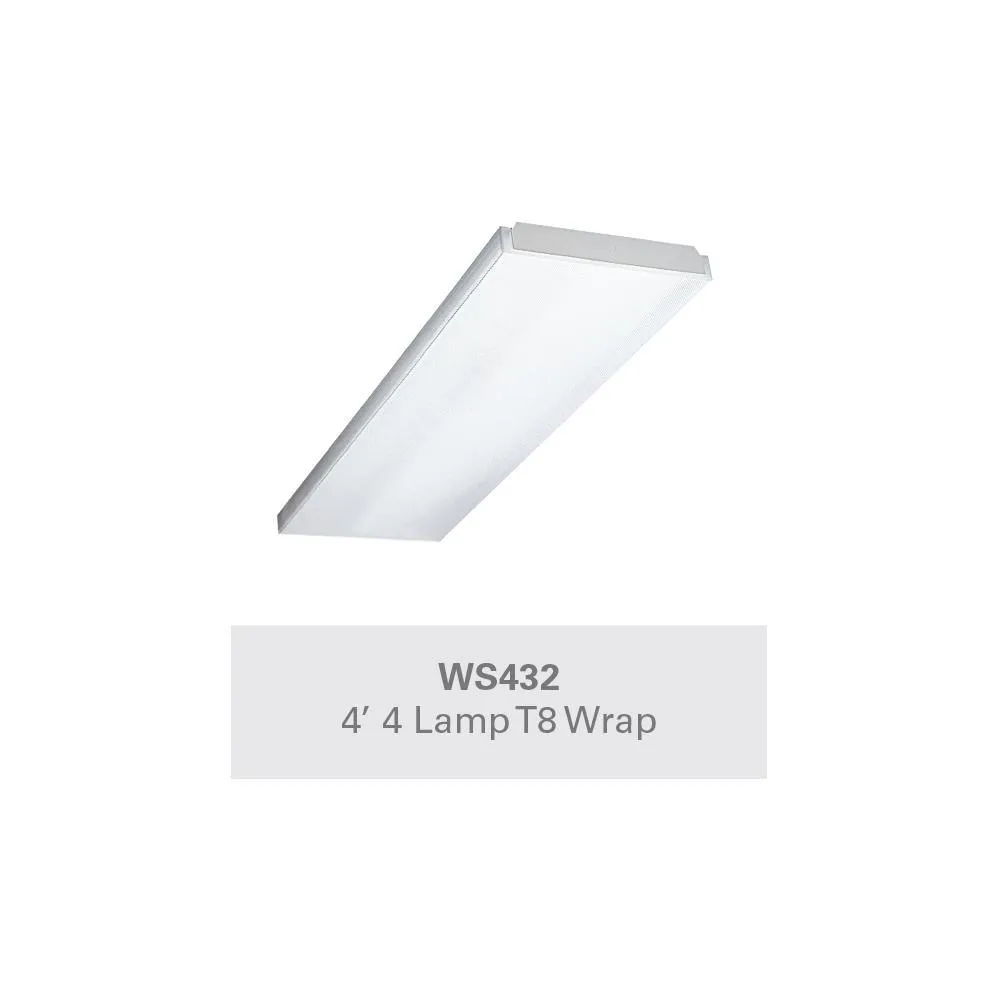 4-Light 4 ft. White Wraparound Light, photo 5 of 7