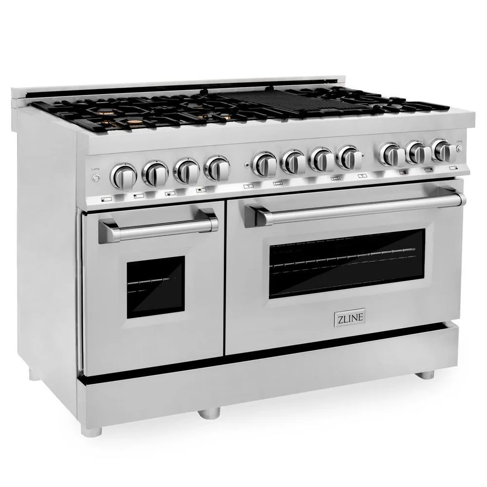 ZLINE 48 in. Professional Dual Fuel Range in Stainless Steel (RA48), photo 18 of 21