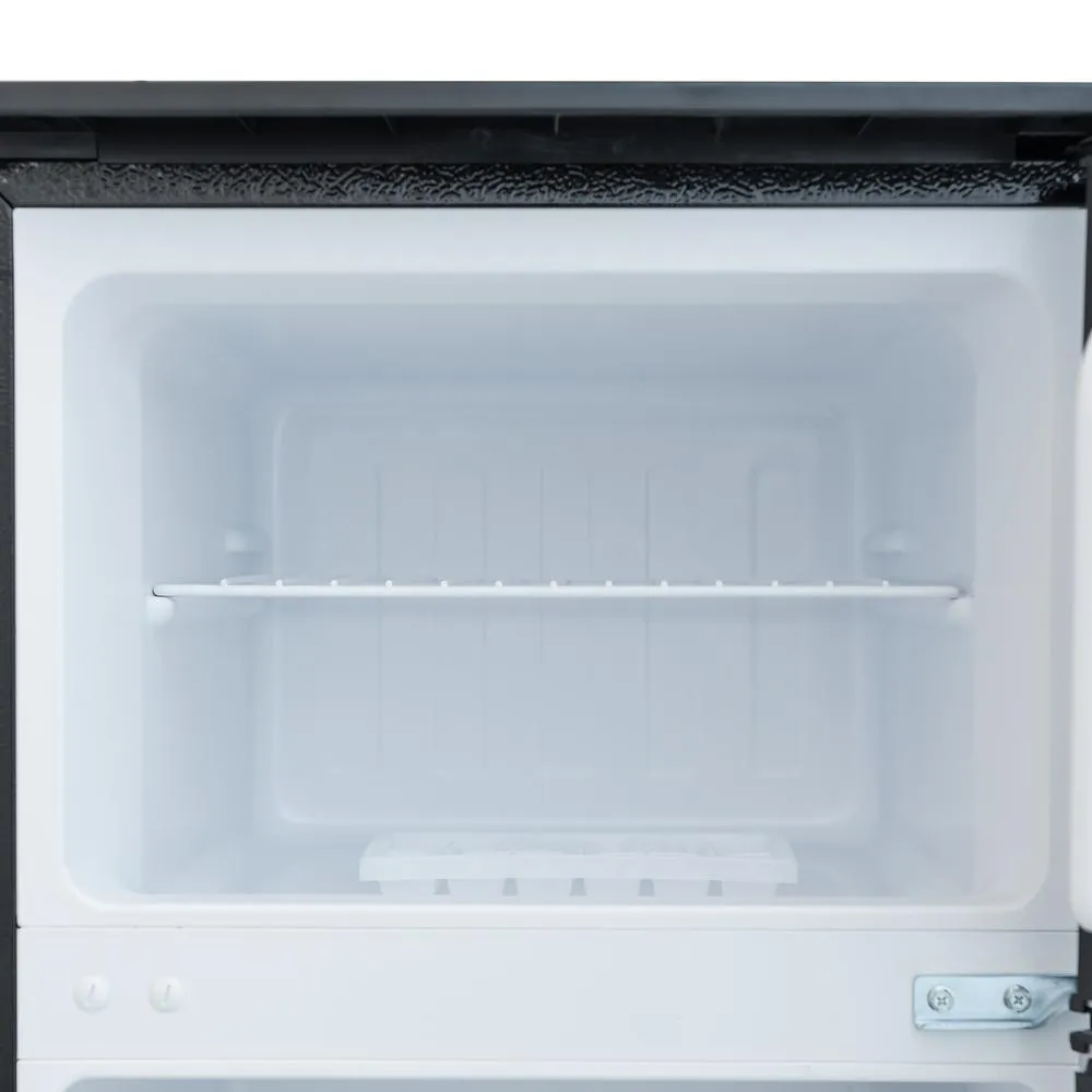 4.5 cu. ft. 2 Door Mini Fridge in Stainless Look with Freezer, photo 8 of 13