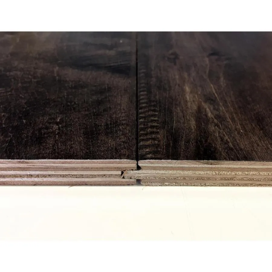 Americana Floors English Tavern 7.5-in Cambridge Brown Old World-look Maple Handscraped Engineered Hardwood Flooring (26-sq ft), photo 3 of 7