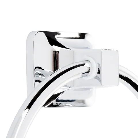 Seton Chrome Wall Mount Towel Ring