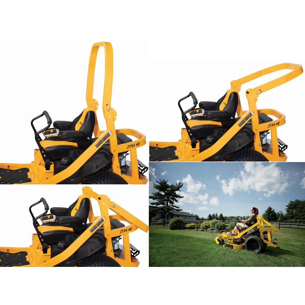 Cub Cadet Ultima ZTX4 60 in. Fabricated Deck 24 HP Kohler Pro 7000 Series V-Twin Engine Zero Turn Mower with Roll Over Protection, photo 9 of 16