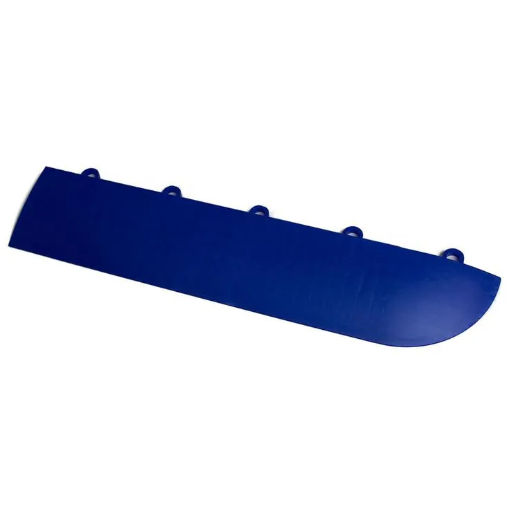 MotorDeck 12 in. x 3 in. Royal Blue Modular Edging Kit Female Garage Flooring (22-Piece, Includes 2 Corner Edges), photo 2 of 6