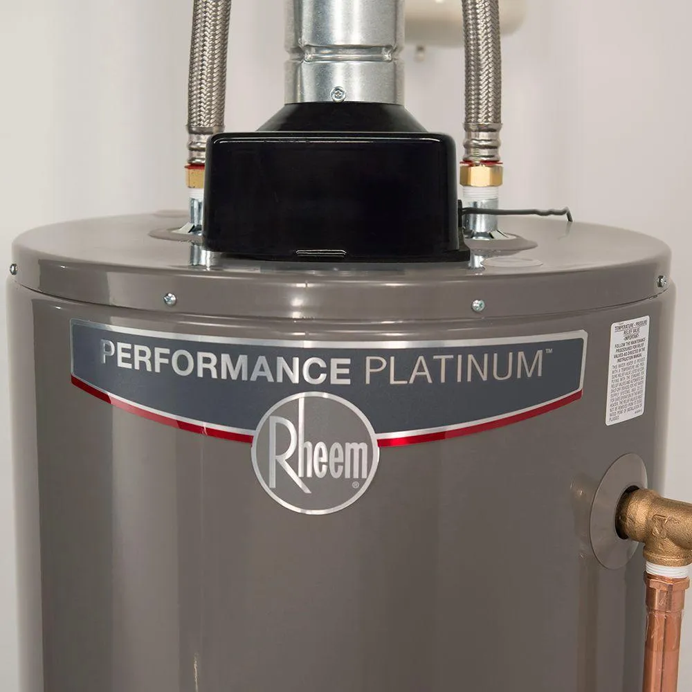 Performance Platinum 40 Gal. Tall 12-Year 38,000 BTU Ultra Low NOx (ULN) Natural Gas Power Damper Tank Water Heater, photo 3 of 6