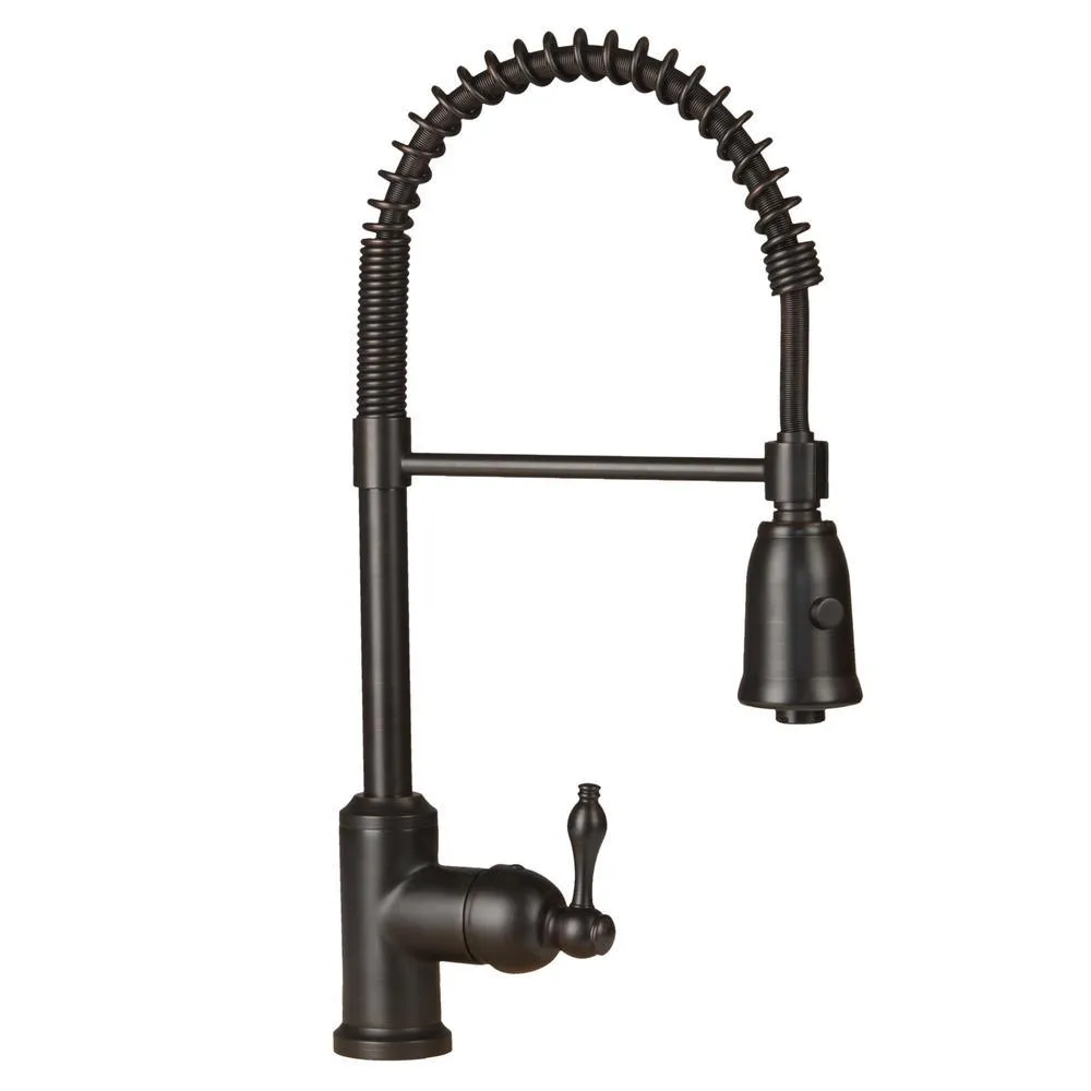 Premier Copper Products All-in-One Copper 42 in. Triple Bowl Kitchen Farmhouse Apron Front Sink with Spring Faucet in Oil Rubbed Bronze, photo 8 of 12