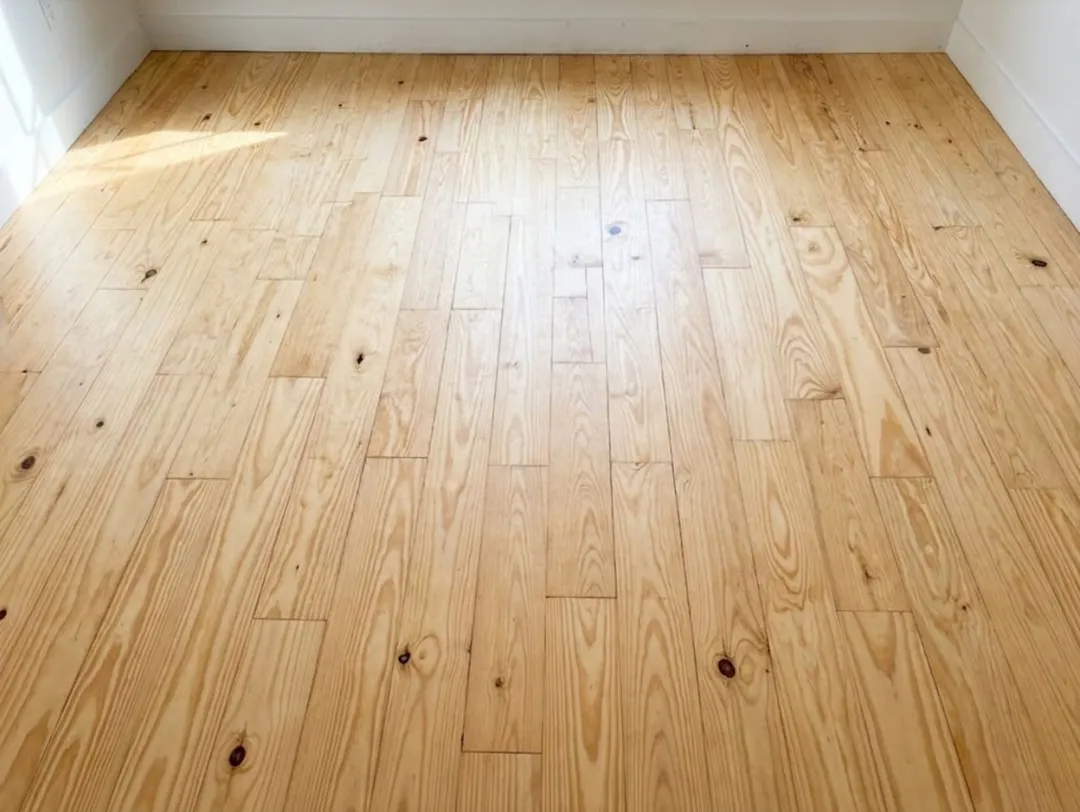 Beasley CENTURY FLOORING Natural Pine 3/4-in T x 5-1/8-in W Wirebrushed Solid Hardwood Flooring ( 23.3-sq ft / Carton ), photo 2 of 4