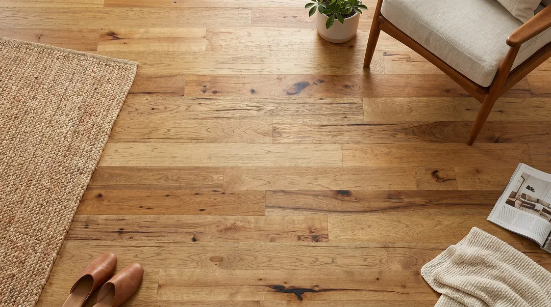 allen + roth CENTURY FLOORING Creekside Hickory 1/2-in T x 7-3/8-in W Smooth/Traditional Engineered Hardwood Flooring ( 28.06-sq ft / Carton ), photo 3 of 3