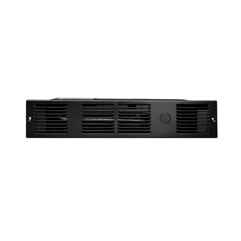 Perfectoe 1,000-Watt 120-Volt Fan-Forced Under-Cabinet Electric Heater in Black