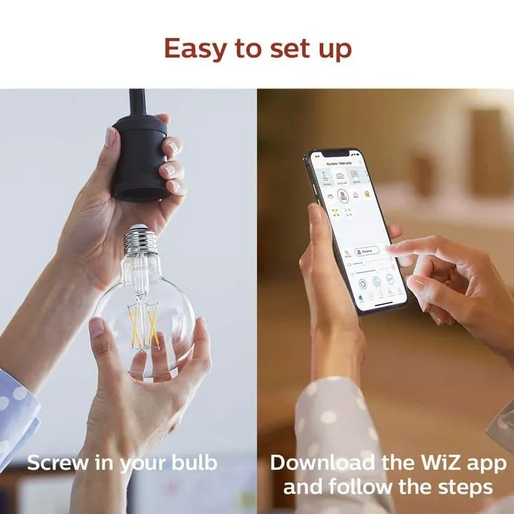 Philips Soft White G25 LED 40-Watt Equivalent Dimmable Smart Wi-Fi Wiz Connected Wireless Light Bulb, photo 6 of 10
