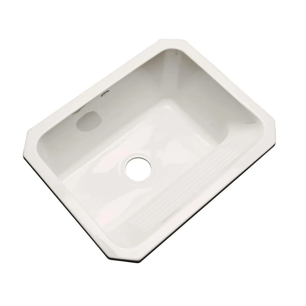 Kensington Undermount Acrylic 25 in. Single Bowl Utility Sink in White, photo 14 of 15