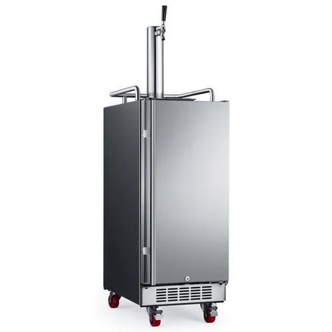Quarter-Barrel Keg Stainless Steel Digital Kegerator