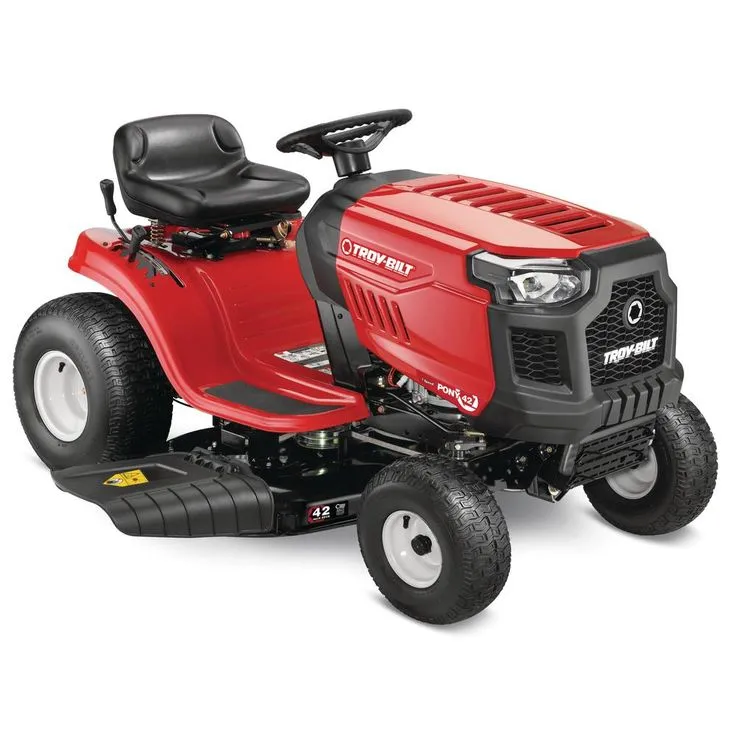 Troy-Bilt Pony 42 in. 439 cc Auto-Choke Engine 7-Speed Manual Drive Gas Riding Lawn Tractor with Mow-in-Reverse (CA Compliant), photo 2 of 5