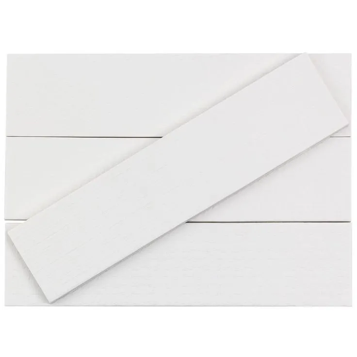 Ivy Hill Tile Encode White 3 in. x 12 in. Porcelain Floor and Wall Tile (32 pieces/7.75 sq. ft./Case), photo 6 of 8