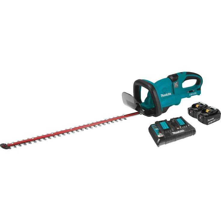 Makita 18-Volt X2 (36-Volt) LXT Lithium-Ion Cordless Hedge Trimmer Kit with Two 5.0 Ah Batteries and Charger, photo 5 of 9