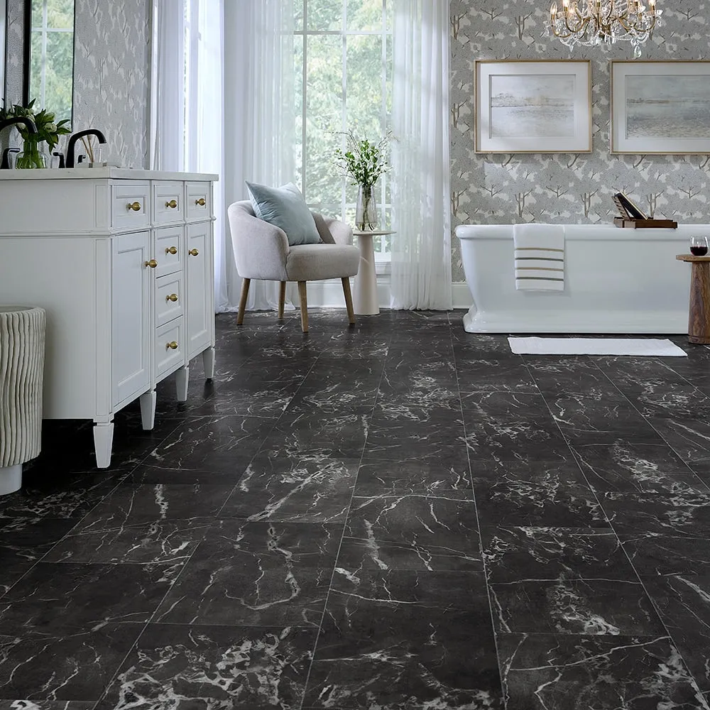 Pergo Pergo Duracraft +WetProtect 22-mil 12.7-in W x 24.02-in L Waterproof Interlocking Vinyl Tile, photo 10 of 12